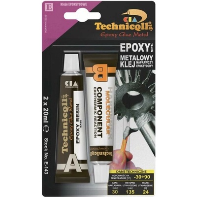 TECHNICQLL Lepidlo epoxidové na kov 2x20 ml
