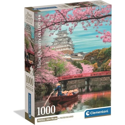 Clementoni - Puzzle Himeji Castle In Spring - 1 000 piese