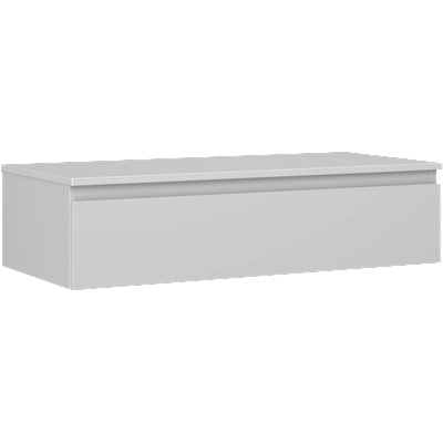 Mexen Orio шкаф за баня за мивка 100 см с плот, 1 чекмедже, сив мат - 91A10-10023-1-BFC62 (91A10-10023-1-BFC62)