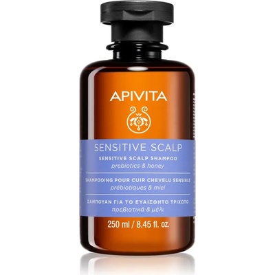 APIVITA Holistic Hair Care Prebiotics & Honey шампоан за чувствителна и раздразнена кожа на скалпа