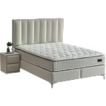 Carmen Тапицирана спалня с матрак mini moonlight 180 х 200 - крем 01 (3560262_1)
