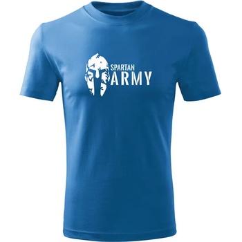 DRAGOWA детска тениска с къс ръкав Spartan Army, синя (7120)
