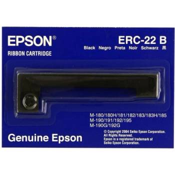 Epson ERC 22 C43S015358, черно, оригинална боядисваща лента (C43S015358)