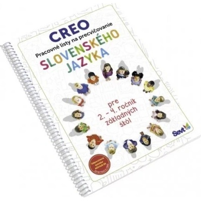 CREO „Pracovné listy na precvičovanie slovenského jazyka pre 2. – 4. ročník“ (stierateľná)