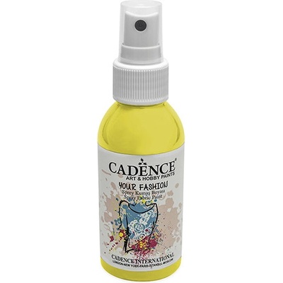 Cadence Textilná farba sprej 25 ml žltá
