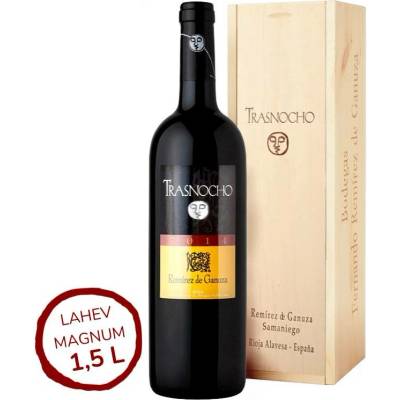 Remírez de Ganuza Trasnocho Magnum suché červené 2019 14,5% 1,5 l (dřevěný box)