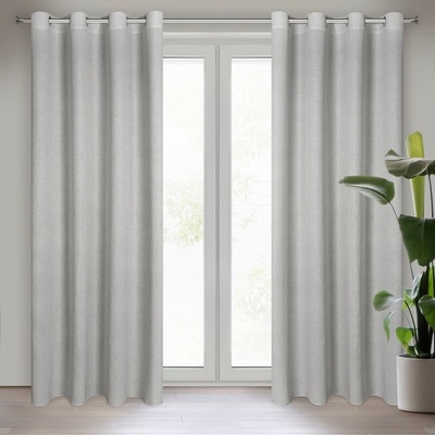 Takoy Závěs CINDY z látky se strukturou jemné síťky v eko stylu 140 x 250 cm-HF-401274 | 140 x 250 cm
