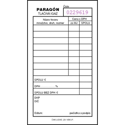 Igaz 28 Paragón číslovaný 100 listov