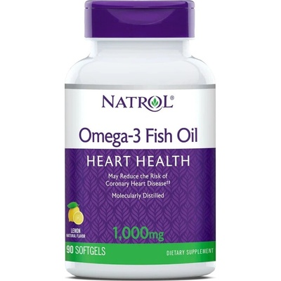 Natrol Omega-3 Fish Oil 1000mg, 90 Softgels