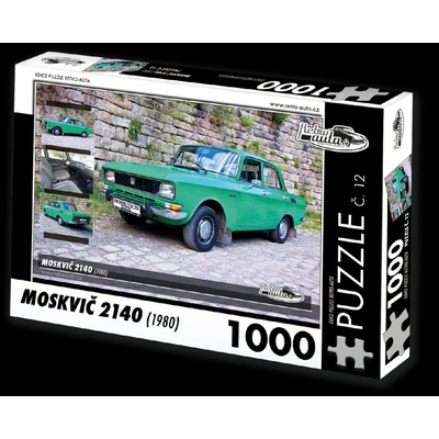Retro-auta č. 12 Moskovič 2140 1980 1000 dielov