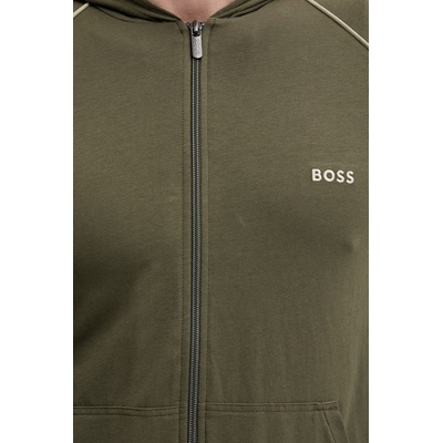 HUGO BOSS суичър с цип и качулка мъжки от памук с еластан Mix&Match Jacket H (50515313)