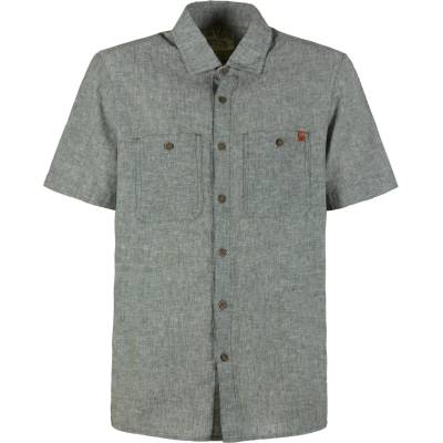E9 Мъжка риза с копчета E9 Kiwi Shirt - Agave - размер M (033-1455-0413)