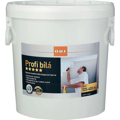 OBI Interiérová barva 40 kg Profi bílá matná
