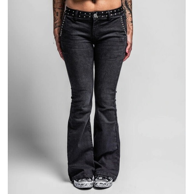 AFFLICTION CROSS APPLIQUE černá