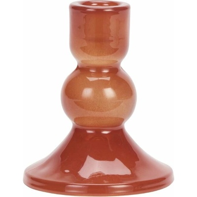 MADAM STOLTZ Sklenený svietnik Red 11 cm