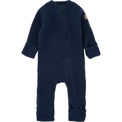 Merino overal na zips bez kapucne ohrnovací Mikk-Line NOOS modrá Blue Nights