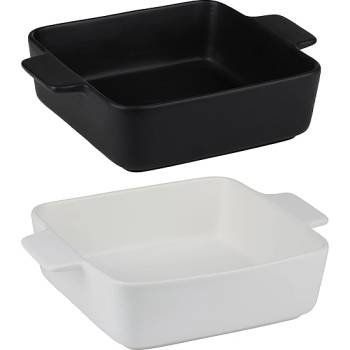 Image 1 of Alpina ТАВА ЗА ПЕЧЕНЕ КВАДРАТНА ALPINA 26x20см ЧЕРНА/БЯЛА (871125258613)