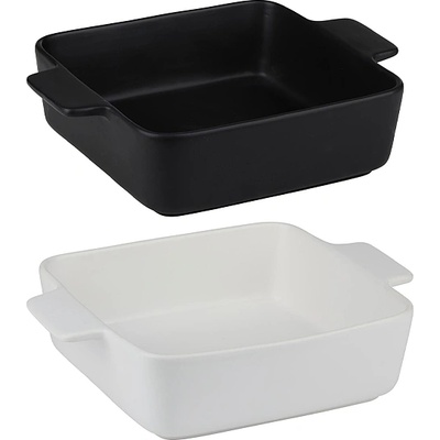 Alpina ТАВА ЗА ПЕЧЕНЕ КВАДРАТНА ALPINA 26x20см ЧЕРНА/БЯЛА (871125258613)