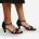 Wheres That From Сандали Wheres That From Wheres Mid Block Heel Strappy Sandals - Black