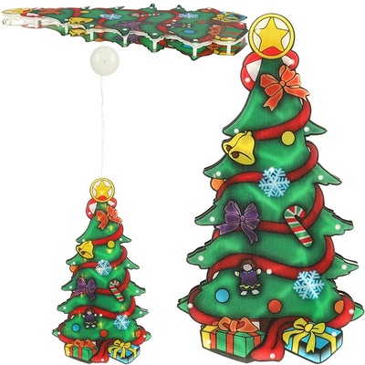 KIK KX4354_2 LED závesná dekorácia vianočný stromček 45 cm