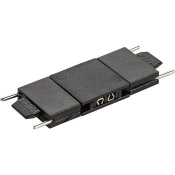 Rábalux I-образен прав конектор Rabalux - LiTrack, Connect+ 70201, черен (70201)