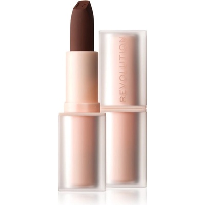 Makeup Revolution Lip Allure Soft Satin Lipstick krémový rúž so saténovým finišom Stiletto Brown 3,2 g