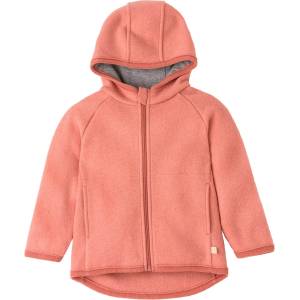disana Детско вълнено яке disana Kid's Walk-Jacke Zipp Wool jacket - Softpink - размер 122/128 (EU) (703-6090-0815)