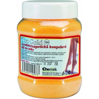 Top gold Aromaterapeutická soľ do kúpeľa 400 g
