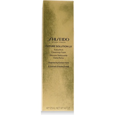 Shiseido Future Solution LX Extra Rich Cleansing Foam Почистваща пяна за жени 125 ml опция Нова опаковка