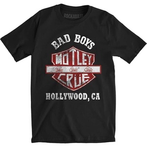 Mötley Crüe Bad Boys Shield Black XL Риза (MOTTEE34MB04)