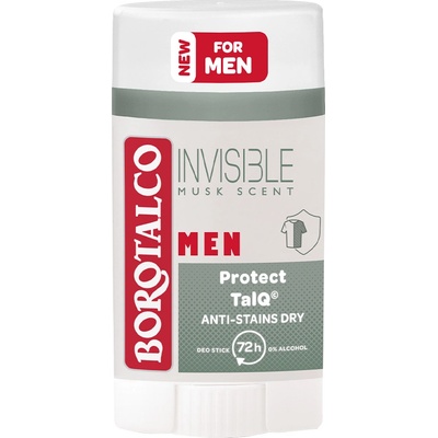 Borotalco Men Invisible Musk Scent deostick 40 ml