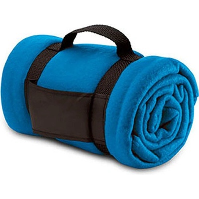 SOĽS Fleecová deka s uchom SL04342 Royal blue 150x120 150x120