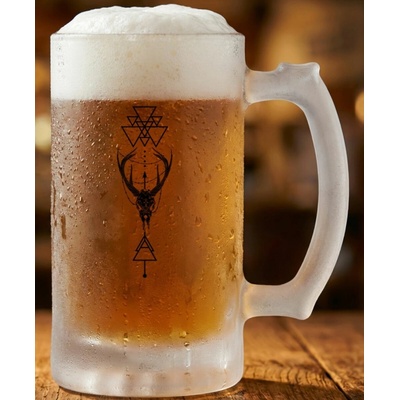 Nefarious White Půllitr skleněný 500 ml