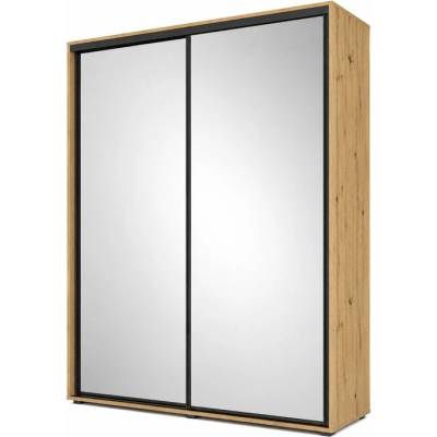Sconto LAYS 1 100 x 245 cm dub artisan/čierna