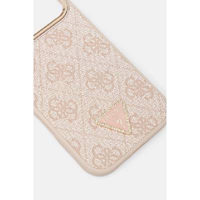 GUESS кейс за телефон от имитация на кожа iPhone 17 Pro (GUHMP17LP4GTDGMP)