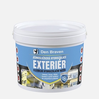 DEN BRAVEN Jednozložková hydroizolácia exteriér 2,5 kg