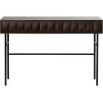 Unique Furniture Тъмнокафява конзолна маса с дъбов плот 39x117 cm Latina - Unique Furniture (42103186)