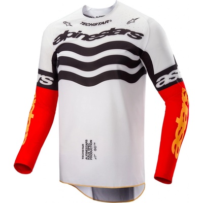 Alpinestars TECHSTAR DEEP černá/bílá/červená fluo/oranžová 2025 – Hledejceny.cz