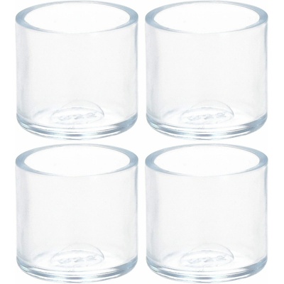 Silikonové návleky na nábytek 21mm, sada 4ks, transparentní SPRINGOS HA7251