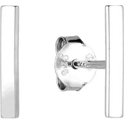 Pavona stříbrné náušnice pecky obdélníčky 61063