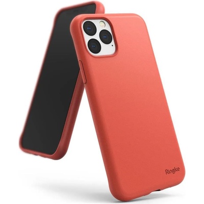 Ringke Противоударен Силиконов Калъф за iPhone 11 Pro Max, Ringke Air S Case, Оранжев (8809688892134)