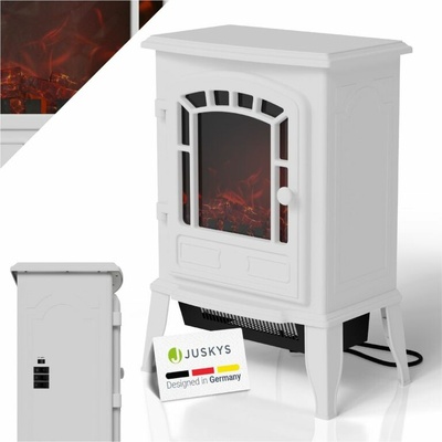 FurniGO Elektrický krb 2000W bílý