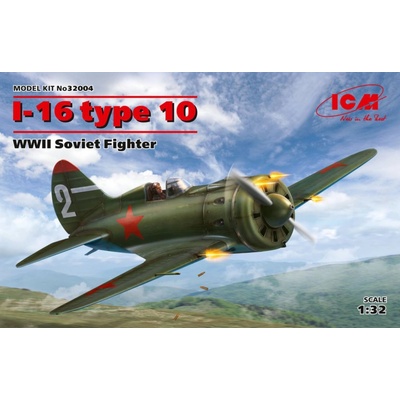 ICM I-16 type 10 WWII Soviet Fighter 1:32