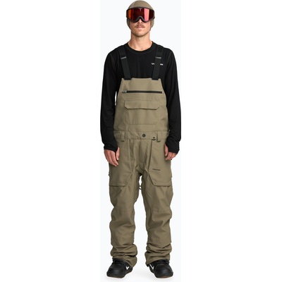 Volcom Мъжки панталони за сноуборд Volcom Roan Bib Overall military