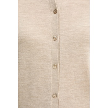 BOSS Вълнена жилетка boss дамска в бежово от лека материя 50545031 (50545031)