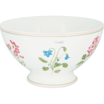 GREEN GATE Porcelánová miska Agnes White multi porcelán 400 ml