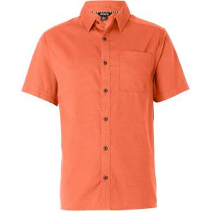 Sherpa Мъжка риза с копчета Sherpa Tharu Voyage S/S Shirt - Aged Brick (033-2900-0111)