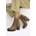 Moda Trend Дамски боти - Визон #321233 (321233_Визон)