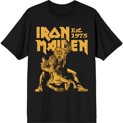 Iron Maiden Est. 1975 Claw Yellow Graphic Black 2XL Риза (IMTEE194MB05)