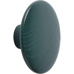 Muuto Кука за стена Dots Wood 13 см тъмнозелена (03316)